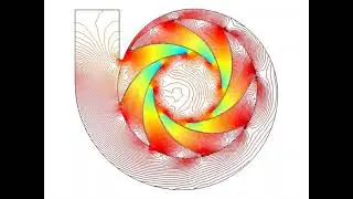 Simulation of centrifugal fan in comsol
