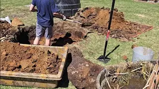 Building Bigger FROG Hatchery And Relocating FROG Eggs From Drying Up Drainage Ditch By The Highway