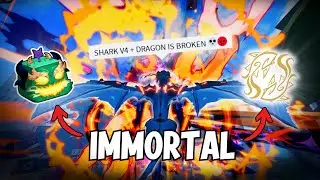 SHARK V4 + DRAGON can Literally MAKE U IMMORTAL 💀... ( bloxfruits )