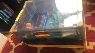 12 Gal Collapsible Storage Tote Assembly and Review | Folding Storage Box with Doors and wheels