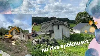 Herregud, nu rivs spökhuset, vad finns egentligen i väggarna - VLOGG
