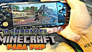 Minecraft... só que em um PSP Antigo!