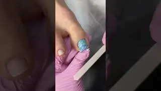 Педикюр пленками 