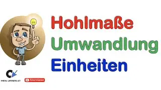 Hohlmaße Umrechnungsgrößen