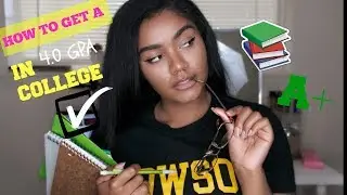 How to get a 4.0 in College FAST| tips and tricks to getting straight A's