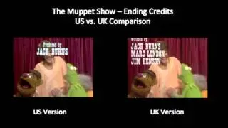The Muppet Show - Ending with Ruth Buzzi (US vs. UK Credit Comparison)