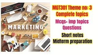 Mgt301 theme no 3 with short notes midterm preparation