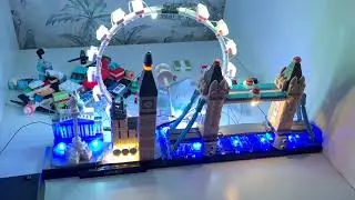 Lego Architecture London with addon lighting set