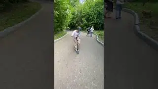 Что произошло с колесом? 🤔 #рекомендации #трюкинасамокате #scooter
