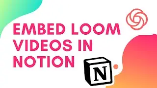HOW TO EMBED LOOM VIDEOS IN NOTION