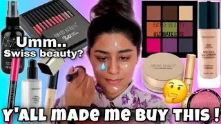 *Not Sponsored* FULL FACE OF SWISS BEAUTY | Is it Worth the Hype ? | What's with the shades?