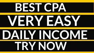 Best CPA Marketing 2023 | Very Easy Create Landing Page | Daily income