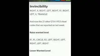 Gta5 cheats ps3+ps4