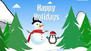 Happy Holidays 2022 Created in Cartoon Animator 5
