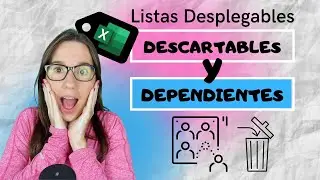 😱 Listas desplegables DEPENDIENTES y DESCARTABLES al mismo TIEMPO (NIVEL PRO) en Excel