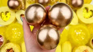 ASMR★Soap boxes with foam glitter & starch★4K★