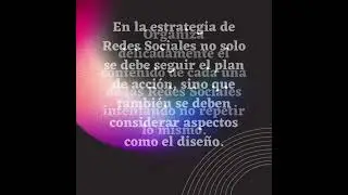 Define una estrategia en redes sociales.#marketing #redessociales #empresas #negocios