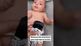 Baby Tips |  Learned this trick from my cousin who is an OT and works with babies and kids. This is