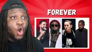 EMINEM HAD THE BEST VERSE?! Drake, Kanye West, Lil Wayne, Eminem - Forever REACTION
