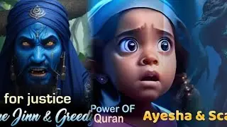 Ayesha & Scary Jinn | Save Place Graveyards | Blue Jinn Greedy Man Two Fairies