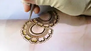 Easy Mehendi design for front hand side || Simple and Beautiful mehendi design.