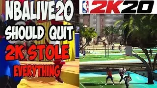 NBA 2K20 Neighborhood Reaction 2K STOLE NBA LIVE BIG HEAD MODE TOO