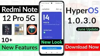 Redmi Note 12 Pro HyperOS 1.0.3 Update [ June Update ] Battery Draining | Slow Charging | New Update