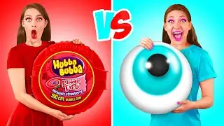 Red Food vs Blue Food Challenge | Prank Wars by RaPaPa Challenge