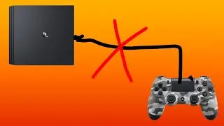 Как подключить DUALSHOCK 4 к PS4 без провода.