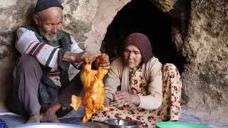 Love Story in a Cave part 2 |Old Lovers Living in Cave Like 2000 Years Ago |Village life Afghanistan
