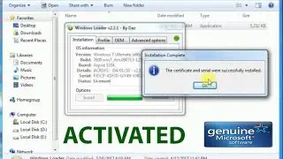 How to Activation Windows 7 Ultimate Without Product kay