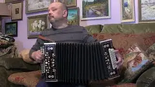 Ukrainian Song on Russian Accordion - Unharness the Horses, Boys
