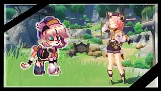 Pony Town - Genshin impact character tutorial 23 [Diona]