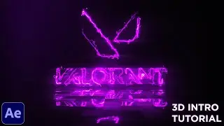 3D Electric Neon Intro Tutorial in After Effects | 3D Reflection | Saber-Plugin | Free Template