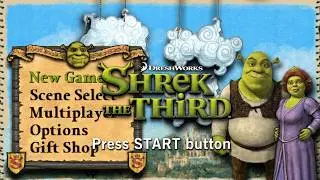 Shrek The Third PSP Playthrough - Fight Club With The Shrek Crew