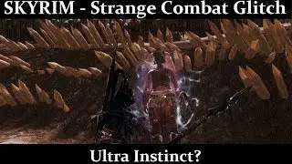 Skyrim - Strange Combat Glitch - Ultra Instinct?