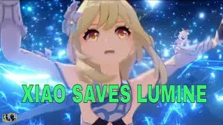 Xiao saves Lumine || Genshin Impact