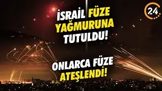 İsrail İran’ı Beklerken Bu Kez Beklemediği Yerden Vuruldu! İsrail’e Füze Yağdı!