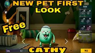 Pubg mobile NEW CATHY COMPANION||NEW PET|| PUBG MOBILE||JUJUTSU COLLABORATION IN PUBG MOBILE