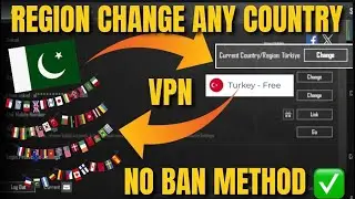 HOW TO CHANGE REGION IN PUBG MOBILE WITHOUT BAN | BEST VPN FOR TURKEY REGION PUBG MOBILE