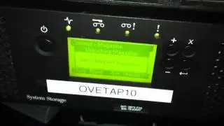 How to open left magazine on IBM ts3100