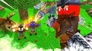 Minecraft Dragons - EVIL DRAGONS ATTACK MY BROTHERS!