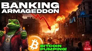 Bitcoin LIVE : BANK STOCKS CRASHING! PACW, CMA, WAL
