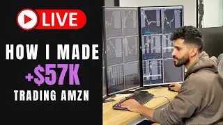 I made $57K Trading AMZN... Here's how || Trade Breakdown