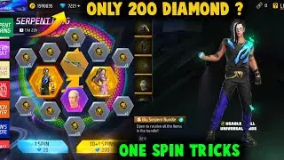 NEW SERPENT RING EVENT SPIN | FREE FIRE NEW EVENT TODAY| SERPENT RING EVENT - GARENA FREE FIRE