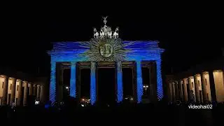 FESTIVAL of LIGHTS  Berlin  .2022  D ie Brandenburger T or Show