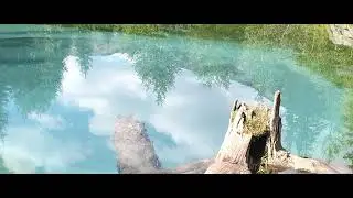 Гейзерово озеро на горном Алтае