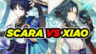 C0 Scaramouche vs C0 Xiao, which one is stronger? featuring Faruzan - Genshin Impact