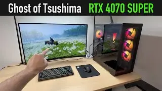 RTX 4070 SUPER vs Ghost of Tsushima [4K, 1440p, 1080p benchmark] DLSS 3 & Frame Generation tested