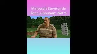 Minecraft Survivor de ikinci günümüz Part 2 #minecraft #minecraftshorts #gamer
